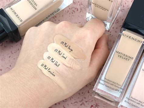 givenchy matte velvet foundation review|Givenchy N05 Mat Honey Matissime Vel.